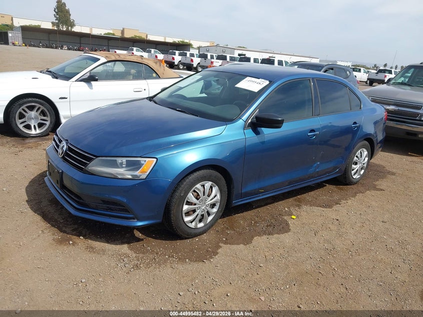 2015 Volkswagen Jetta VIN 3VW2K7AJ1FM357516 IAAI salvage auction — LEFT SIDE, Salvage (California), sold $1,225 on 2026-09-08 (photo 2)