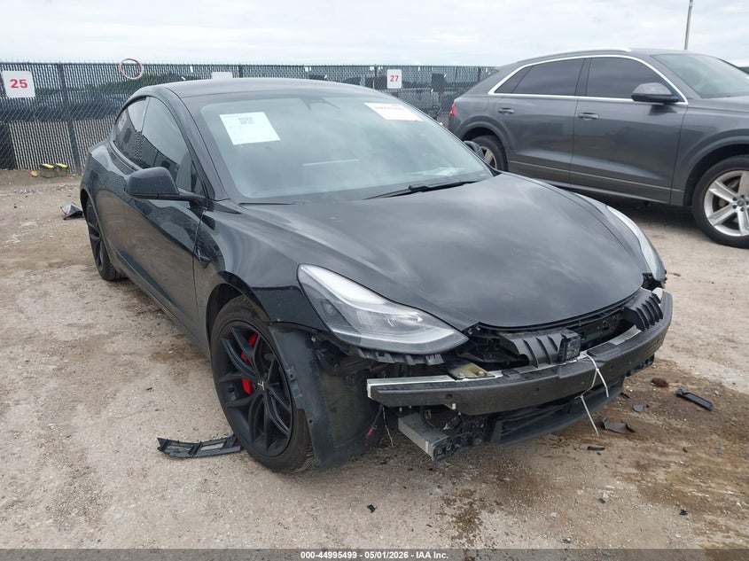 2021 Tesla Model 3 VIN 5YJ3E1EC5MF926084 IAAI salvage auction — FRONT END, Original (Texas), sold $8,100 on 2026-07-08 (photo 1)