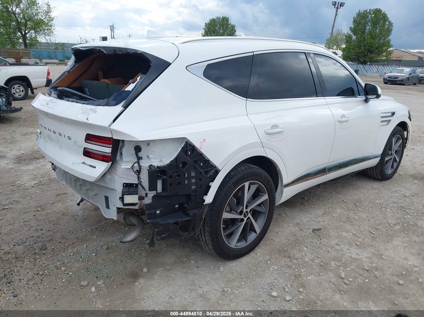 2025 Genesis Gv80 VIN KMUHDESC0SU292897 IAAI salvage auction — FRONT & REAR, Salvage Title, sold $20,100 on 2026-07-27 (photo 4)