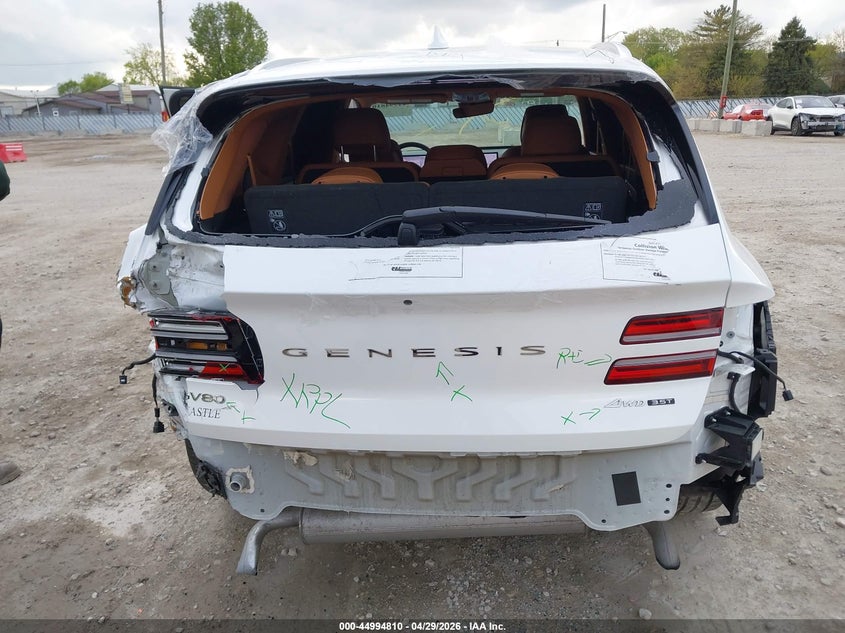 2025 Genesis Gv80 VIN KMUHDESC0SU292897 IAAI salvage auction — FRONT & REAR, Salvage Title, sold $20,100 on 2026-07-30 (photo 6)