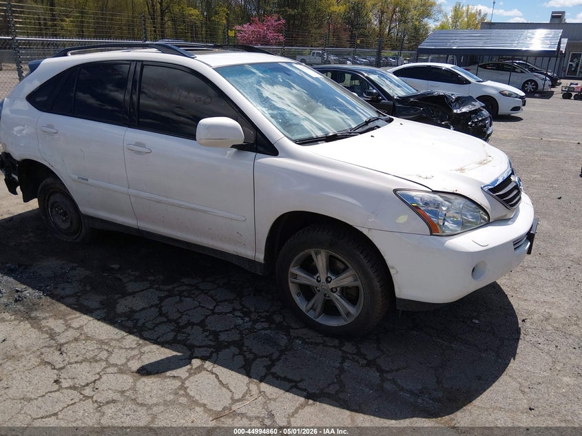 2007 Lexus Rx 400h VIN JTJHW31U772024957 IAAI salvage auction — REAR END, Salvage (Connecticut), sold $525 on 2026-07-30 (photo 1)