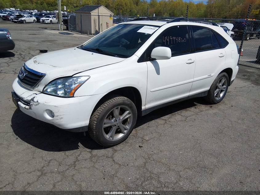 2007 Lexus Rx 400h VIN JTJHW31U772024957 IAAI salvage auction — REAR END, Salvage (Connecticut), sold $525 on 2026-07-30 (photo 2)