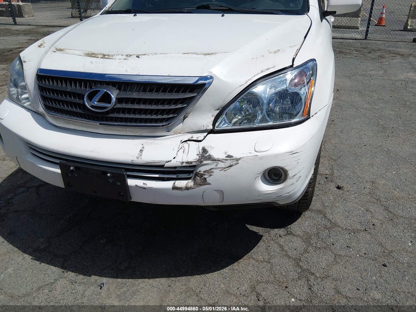2007 Lexus Rx 400h VIN JTJHW31U772024957 IAAI salvage auction — REAR END, Salvage (Connecticut), sold $525 on 2026-07-30 (photo 6)