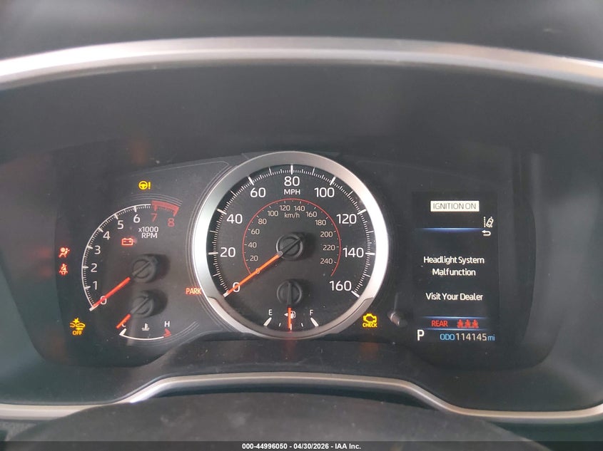 2022 Toyota Corolla VIN JTND4MBE5N3155764 IAAI salvage auction — FRONT END, Salvage (Arizona), sold $3,650 on 2026-07-07 (photo 7)
