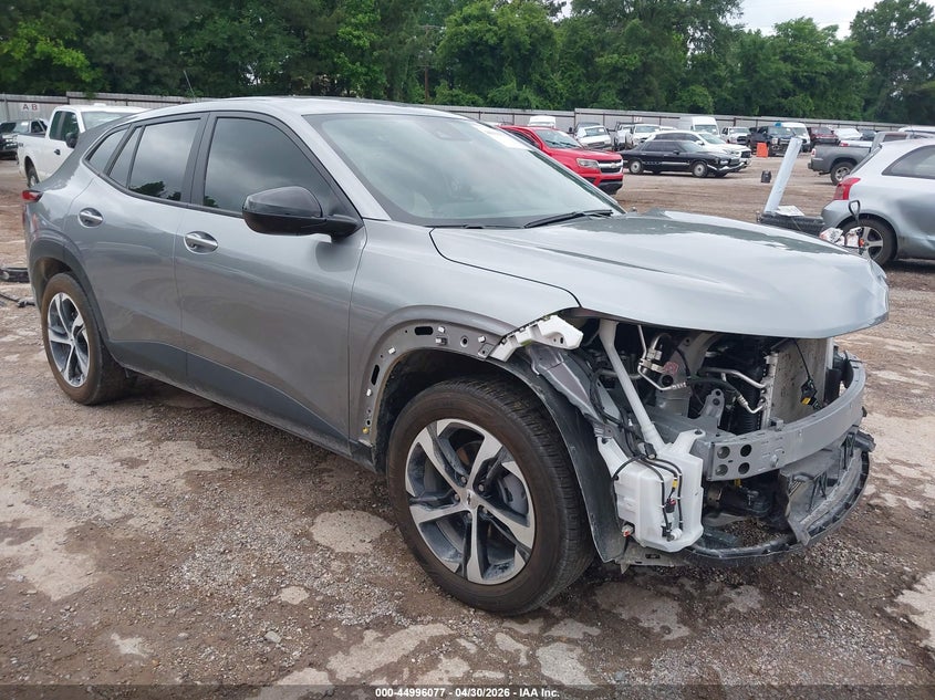 2025 Chevrolet Trax VIN KL77LGEP1SC289859 IAAI salvage auction — LEFT SIDE, Original (Texas), sold $7,500 on 2026-07-09 (photo 1)