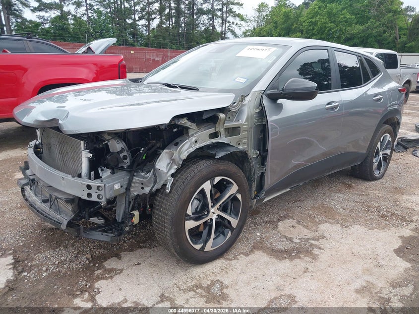 2025 Chevrolet Trax VIN KL77LGEP1SC289859 IAAI salvage auction — LEFT SIDE, Original (Texas), sold $7,500 on 2026-07-09 (photo 2)