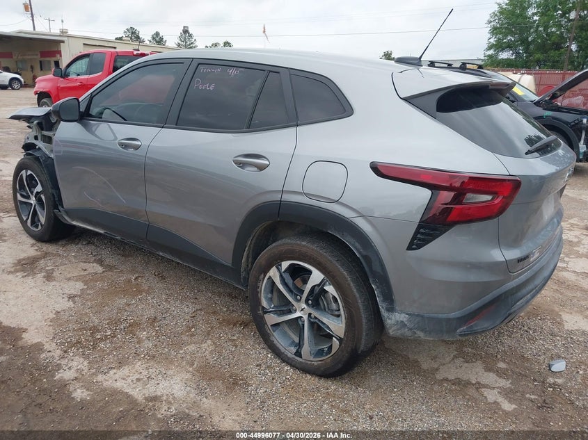 2025 Chevrolet Trax VIN KL77LGEP1SC289859 IAAI salvage auction — LEFT SIDE, Original (Texas), sold $7,500 on 2026-07-09 (photo 3)