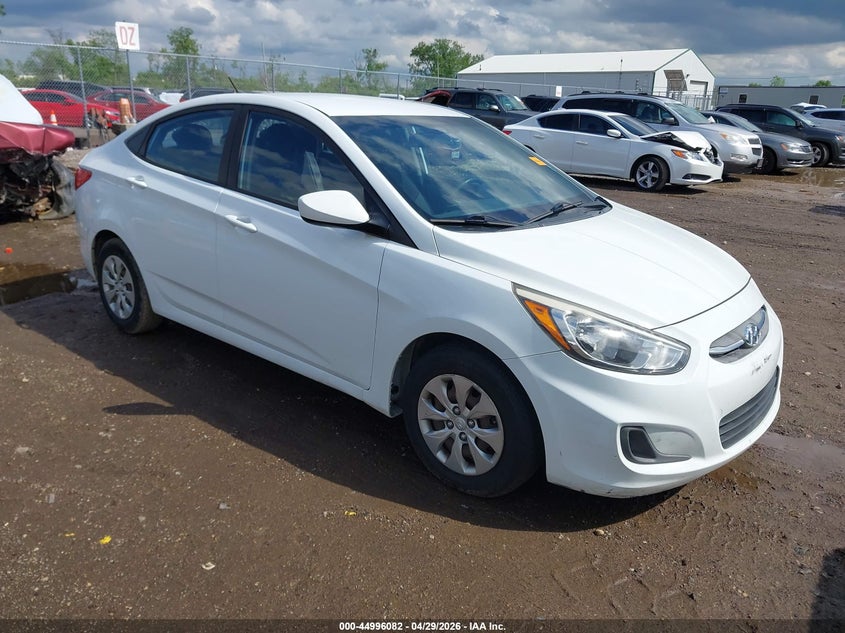 2016 Hyundai Accent VIN KMHCT4AE8GU114512 IAAI salvage auction — NORMAL WEAR, Salvage (Texas), sold $350 on 2026-07-23 (photo 1)