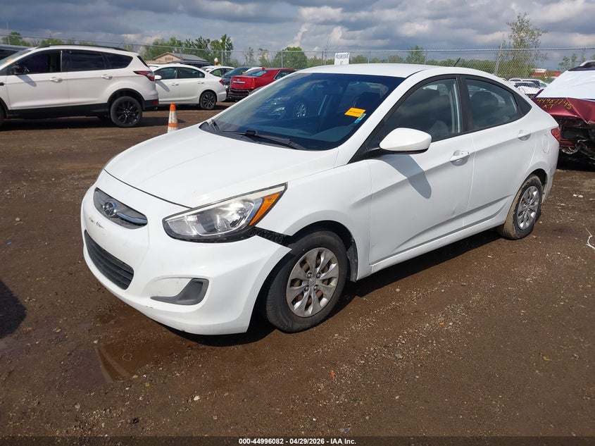2016 Hyundai Accent VIN KMHCT4AE8GU114512 IAAI salvage auction — NORMAL WEAR, Salvage (Texas), sold $350 on 2026-07-23 (photo 2)