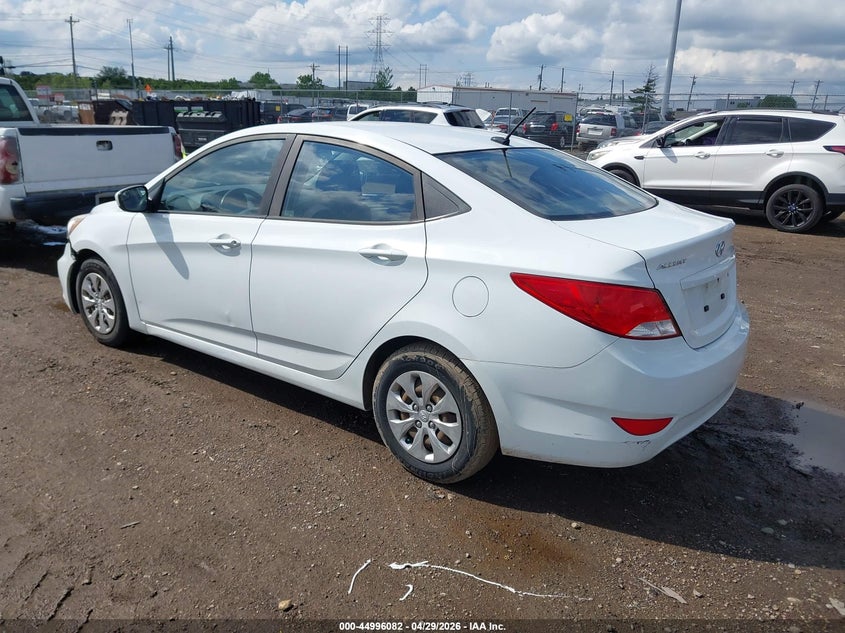 2016 Hyundai Accent VIN KMHCT4AE8GU114512 IAAI salvage auction — NORMAL WEAR, Salvage (Texas), sold $350 on 2026-07-23 (photo 3)