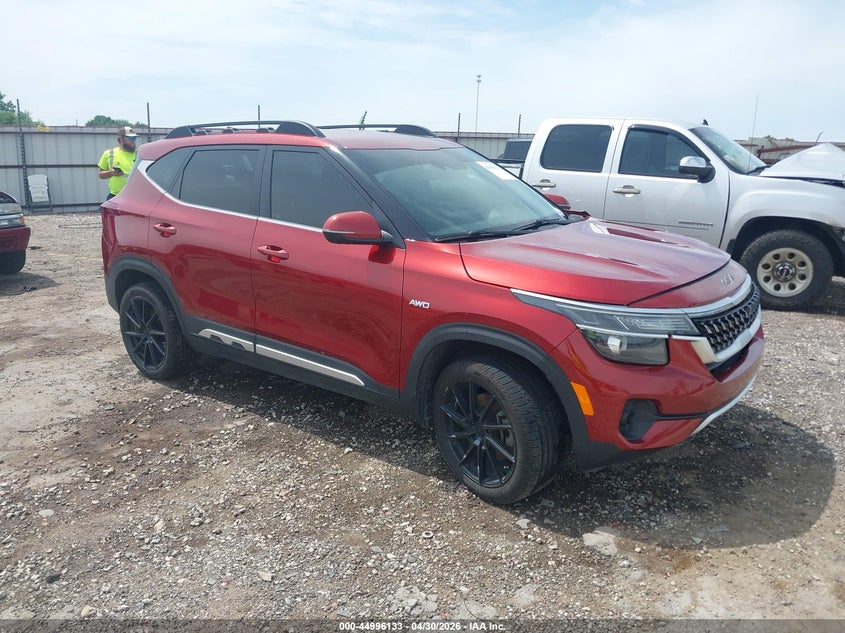 2022 Kia Seltos VIN KNDEUCA25N7292061 IAAI salvage auction — LEFT SIDE, Salvage (Arkansas), sold $3,650 on 2026-07-16 (photo 1)