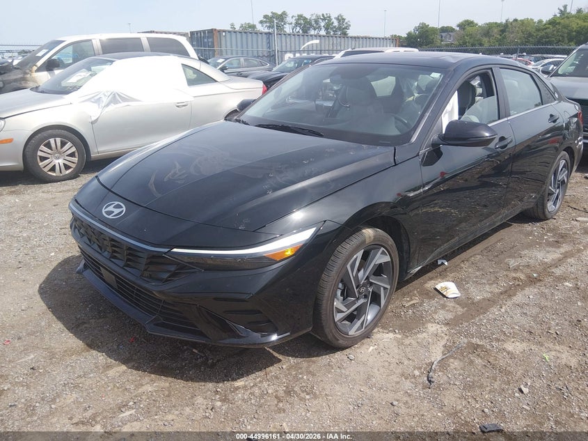 2025 Hyundai Elantra VIN KMHLP4DGXSU013286 IAAI salvage auction — RIGHT SIDE, Salvage (Tennessee), sold $4,700 on 2026-07-30 (photo 2)