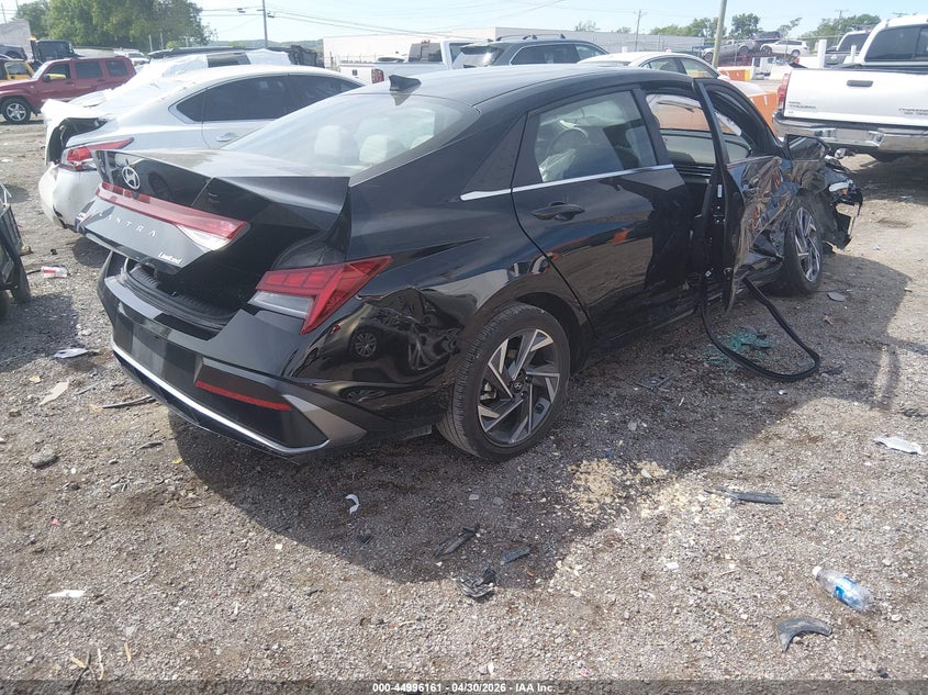 2025 Hyundai Elantra VIN KMHLP4DGXSU013286 IAAI salvage auction — RIGHT SIDE, Salvage (Tennessee), sold $4,700 on 2026-07-30 (photo 4)