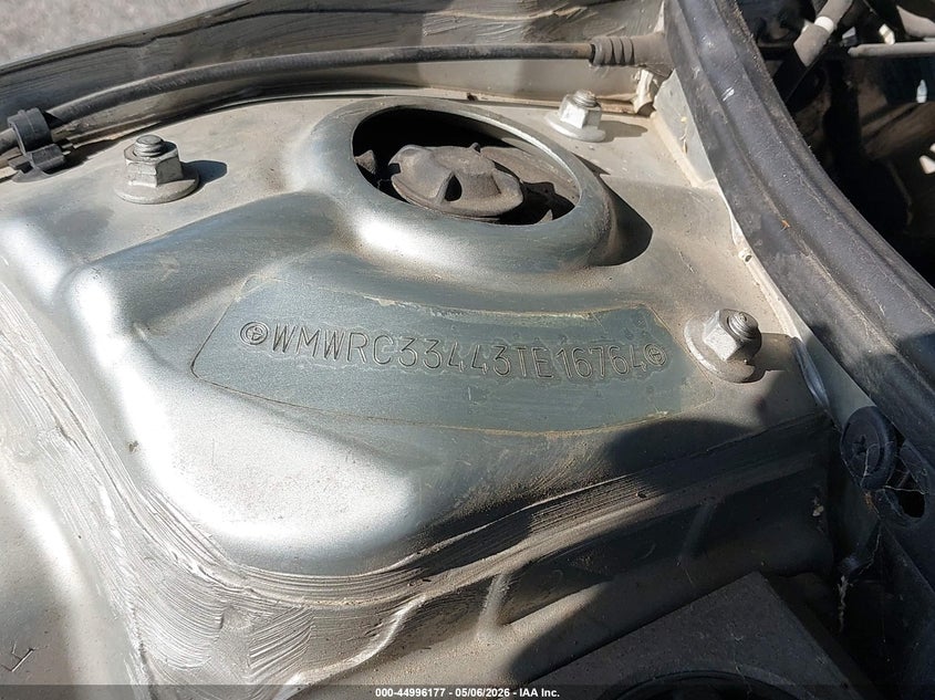 2003 Mini Cooper VIN WMWRC33443TE16764 IAAI salvage auction — LEFT & RIGHT, Non-Repairable (California), sold $175 on 2026-07-28 (photo 9)