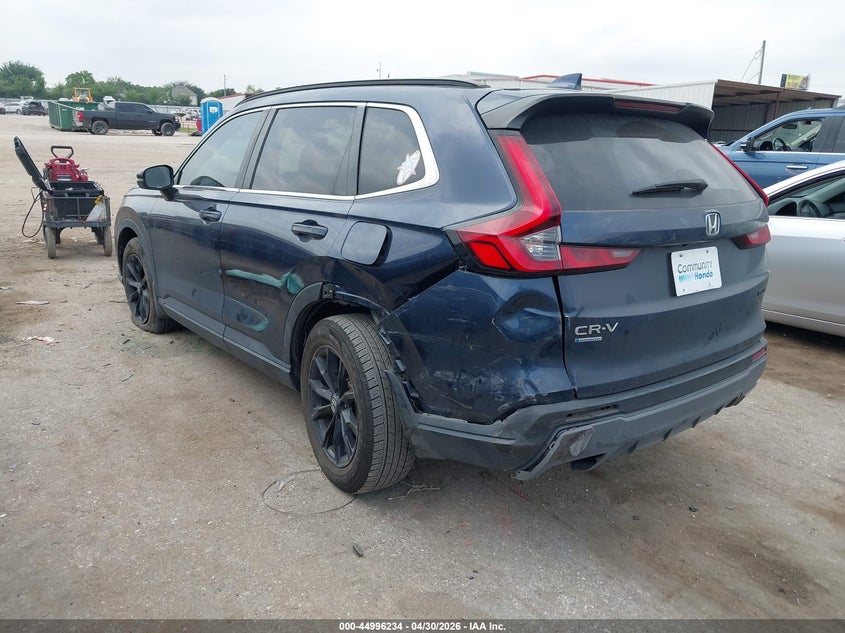 2024 Honda Cr-v VIN 7FARS5H55RE021721 IAAI salvage auction — LEFT REAR, Original (Texas), sold $12,100 on 2026-07-29 (photo 3)
