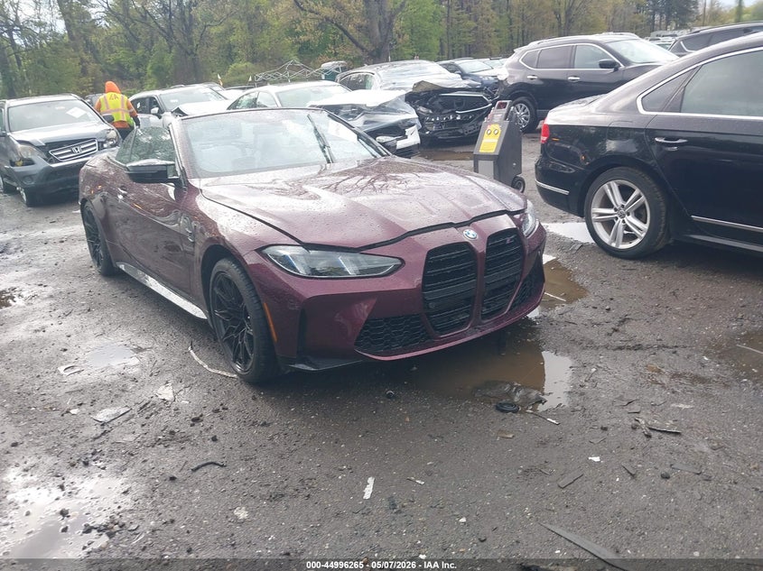 2026 BMW M4 VIN WBS43BA0XTCV94062 IAAI salvage auction — Side, Mv-907A (New York), sold $38,500 on 2026-06-29 (photo 1)