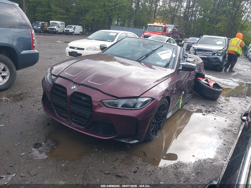 2026 BMW M4 VIN WBS43BA0XTCV94062 IAAI salvage auction — Side, Mv-907A (New York), sold $38,500 on 2026-06-29 (photo 2)