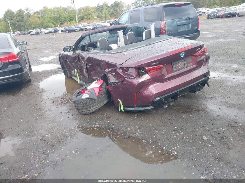 2026 BMW M4 VIN WBS43BA0XTCV94062 IAAI salvage auction — Side, Mv-907A (New York), sold $38,500 on 2026-06-29 (photo 3)