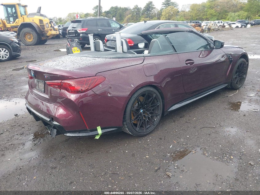 2026 BMW M4 VIN WBS43BA0XTCV94062 IAAI salvage auction — Side, Mv-907A (New York), sold $38,500 on 2026-06-29 (photo 4)