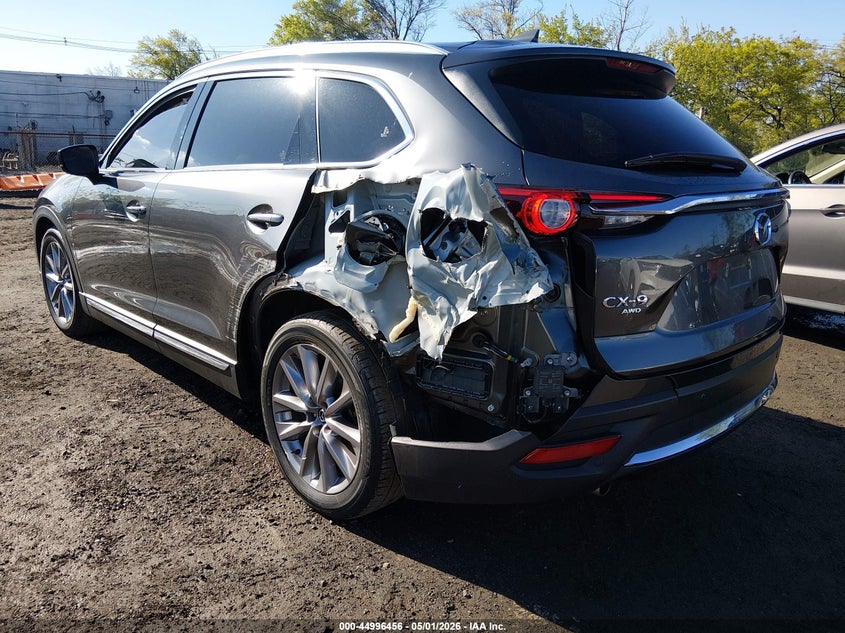 2023 Mazda Cx-9 VIN JM3TCBDY9P0641245 IAAI salvage auction — LEFT REAR, Salvage (New Jersey), sold $9,600 on 2026-07-29 (photo 3)