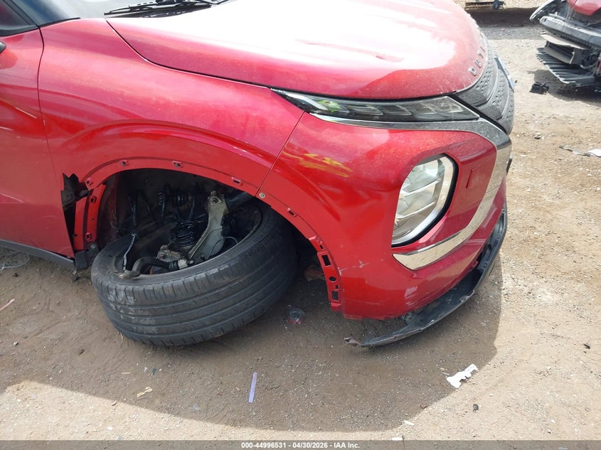 2022 Mitsubishi Outlander VIN JA4J4TA84NZ035040 IAAI salvage auction — SIDE, Clear (Oklahoma), sold $5,500 on 2026-07-10 (photo 6)