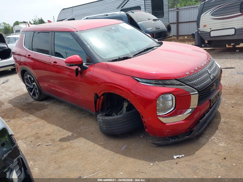 2022 Mitsubishi Outlander VIN JA4J4TA84NZ035040 IAAI salvage auction — SIDE, Clear (Oklahoma), sold $5,500 on 2026-07-10 (photo 1)