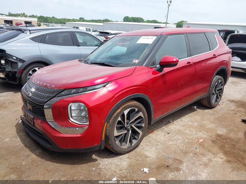 2022 Mitsubishi Outlander VIN JA4J4TA84NZ035040 IAAI salvage auction — SIDE, Clear (Oklahoma), sold $5,500 on 2026-07-10 (photo 2)