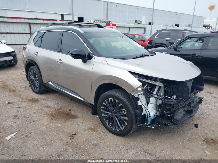 2025 Nissan Rogue VIN JN8BT3DD7SW305742 IAAI salvage auction — FRONT END, Original (Texas), sold $12,400 on 2026-07-09 (photo 1)