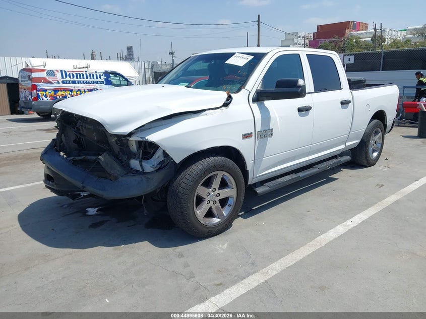 2018 Ram 1500 VIN 1C6RR7ST3JS348157 IAAI salvage auction — FRONT & REAR, Salvage (California), sold $2,075 on 2026-07-22 (photo 2)