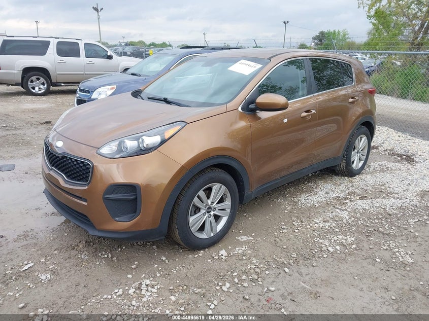 2019 Kia Sportage VIN KNDPM3AC5K7593944 IAAI salvage auction — REAR END, Salvage (Illinois), sold $2,900 on 2026-07-28 (photo 2)