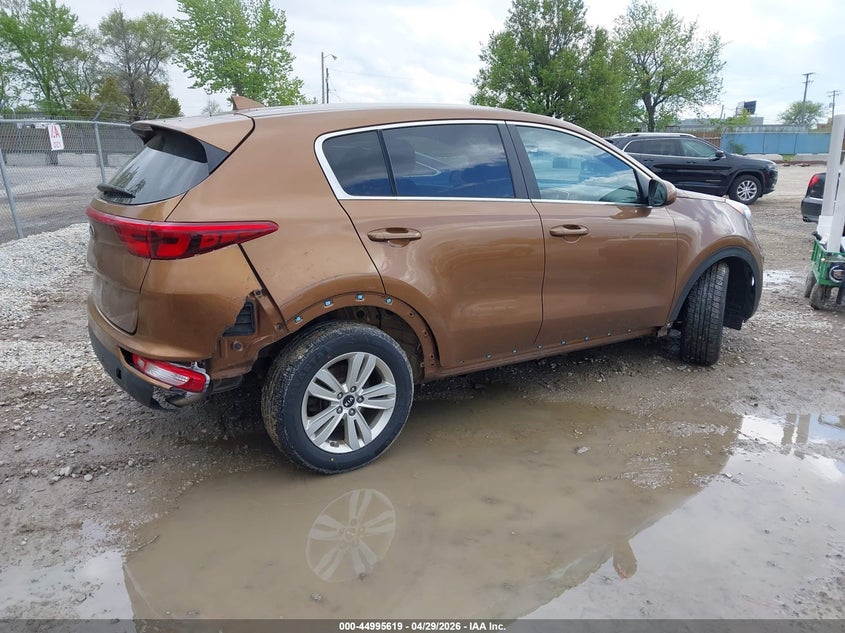 2019 Kia Sportage VIN KNDPM3AC5K7593944 IAAI salvage auction — REAR END, Salvage (Illinois), sold $2,900 on 2026-07-28 (photo 4)