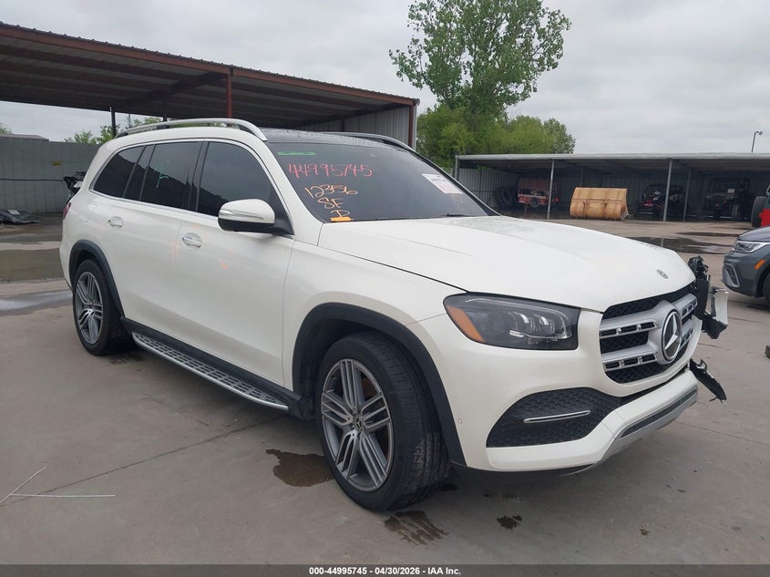 2020 Mercedes-benz Gls-klasse VIN 4JGFF5KE2LA206462 IAAI salvage auction — LEFT SIDE, Original (Texas), sold $24,050 on 2026-07-15 (photo 1)