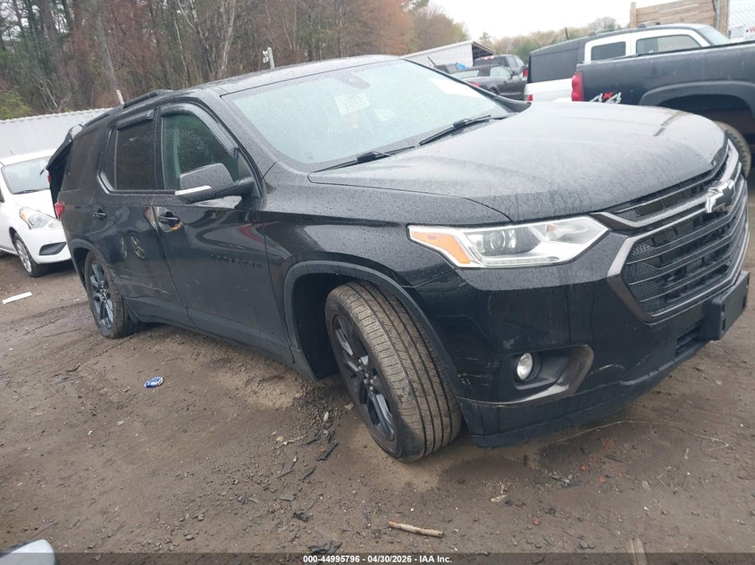 2021 Chevrolet Traverse VIN 1GNEVJKW0MJ240025 IAAI salvage auction — REAR END, Salvage (Massachusetts), sold $3,550 on 2026-07-19 (photo 1)