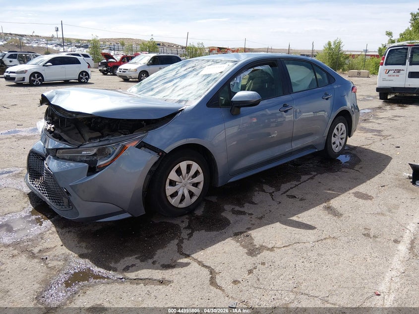 2021 Toyota Corolla VIN JTDDPMAE2MJ153381 IAAI salvage auction — FRONT END, Salvage (New Mexico), sold $1,975 on 2026-07-13 (photo 2)