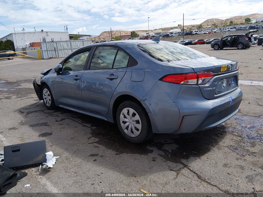 2021 Toyota Corolla VIN JTDDPMAE2MJ153381 IAAI salvage auction — FRONT END, Salvage (New Mexico), sold $1,975 on 2026-07-13 (photo 3)