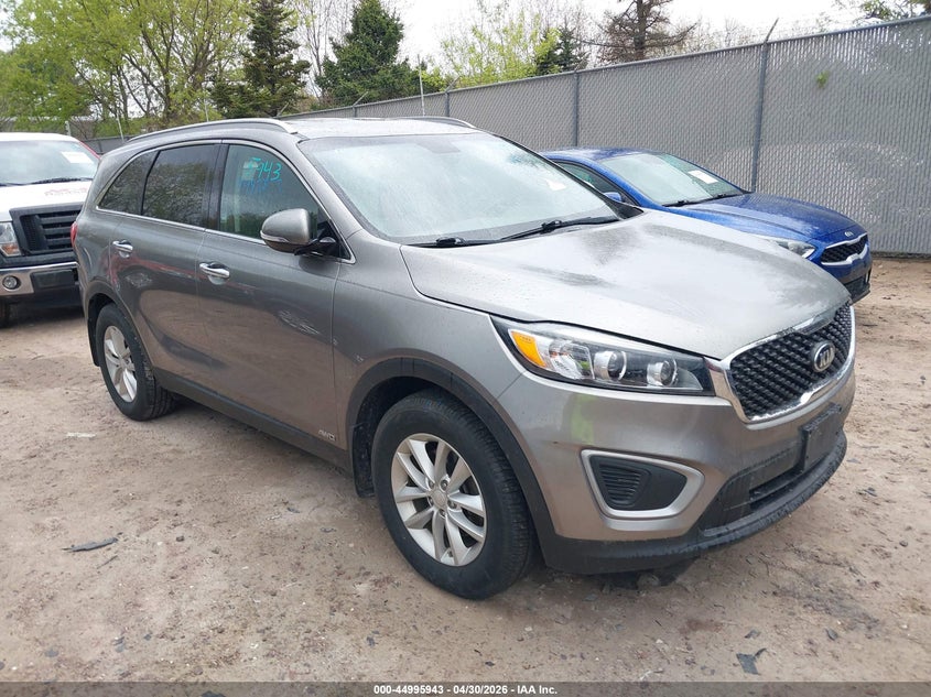 2018 Kia Sorento VIN 5XYPGDA36JG415197 IAAI salvage auction — WATER/FLOOD, Junk Bill Of Sale Mv2459 (Wisconsin), sold $1,875 on 2026-07-08 (photo 1)
