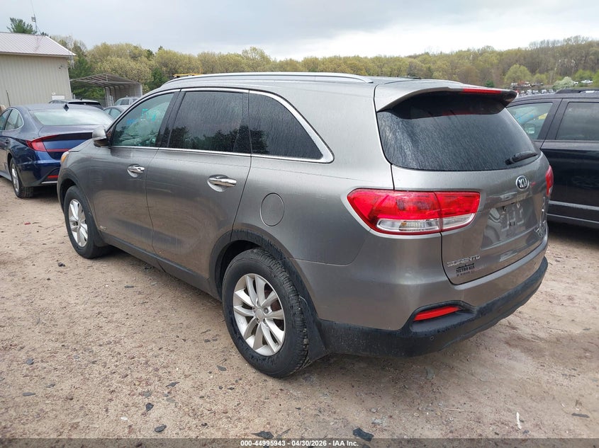 2018 Kia Sorento VIN 5XYPGDA36JG415197 IAAI salvage auction — WATER/FLOOD, Junk Bill Of Sale Mv2459 (Wisconsin), sold $1,875 on 2026-07-08 (photo 3)