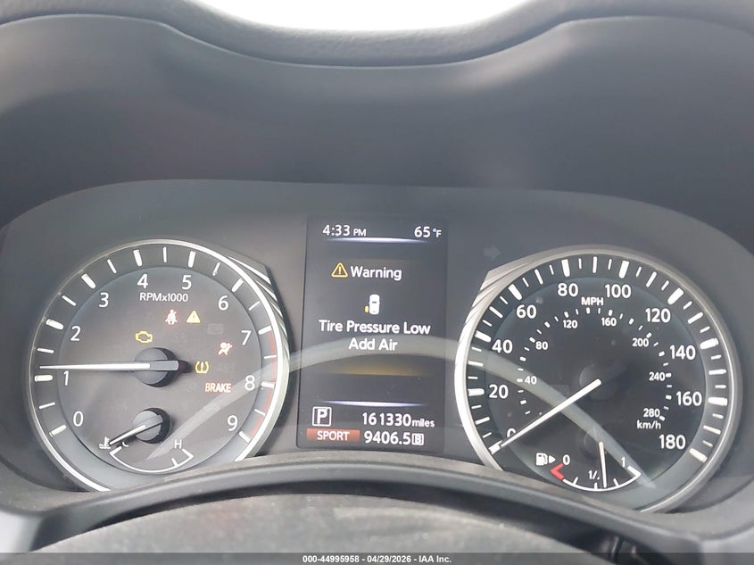 2018 Infiniti Q50 VIN JN1EV7AP8JM367074 IAAI salvage auction — REAR END, Original (Texas), sold $2,350 on 2026-07-07 (photo 7)