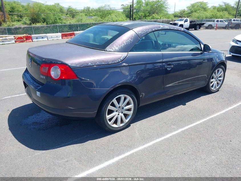 2007 Volkswagen Eos VIN WVWFA71F77V004594 IAAI salvage auction — WATER/FLOOD, Bill Of Sale (Hawaii), sold $75 on 2026-08-18 (photo 4)