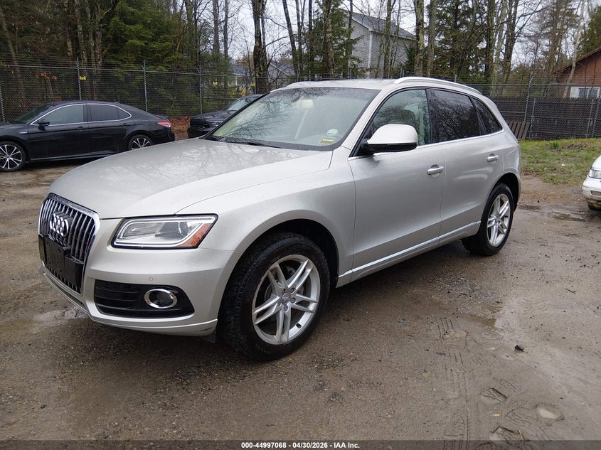 2017 Audi Q5 VIN WA1L2AFP3HA010992 IAAI salvage auction — STORM DAMAGE, Salvage Title, sold $4,825 on 2026-07-20 (photo 2)