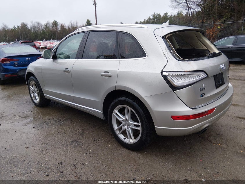 2017 Audi Q5 VIN WA1L2AFP3HA010992 IAAI salvage auction — STORM DAMAGE, Salvage Title, sold $4,825 on 2026-07-20 (photo 3)