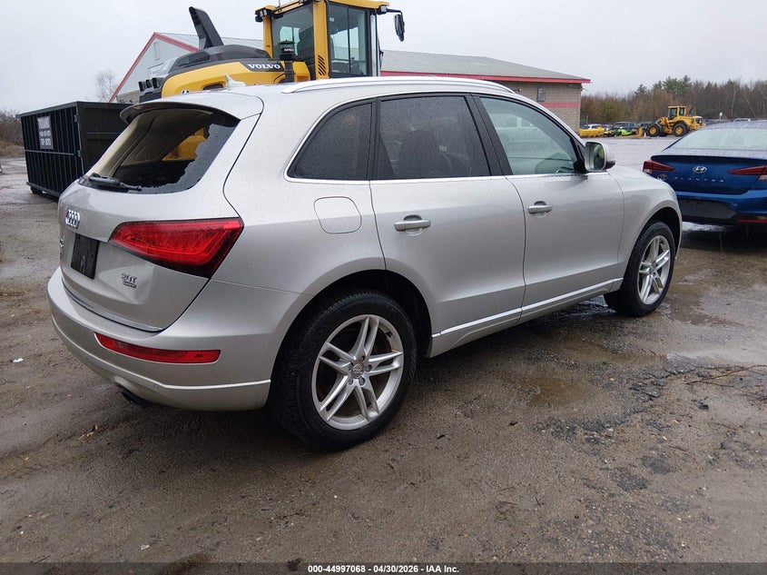 2017 Audi Q5 VIN WA1L2AFP3HA010992 IAAI salvage auction — STORM DAMAGE, Salvage Title, sold $4,825 on 2026-07-20 (photo 4)