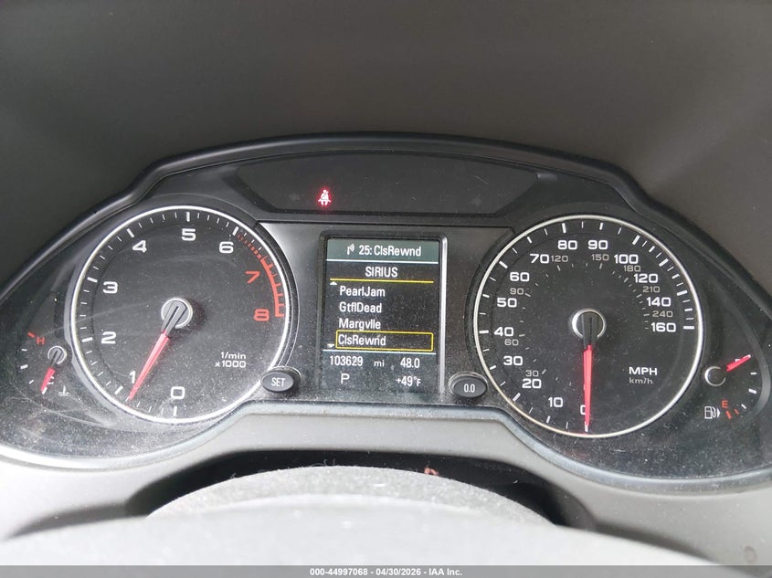 2017 Audi Q5 VIN WA1L2AFP3HA010992 IAAI salvage auction — STORM DAMAGE, Salvage Title, sold $4,825 on 2026-07-20 (photo 7)