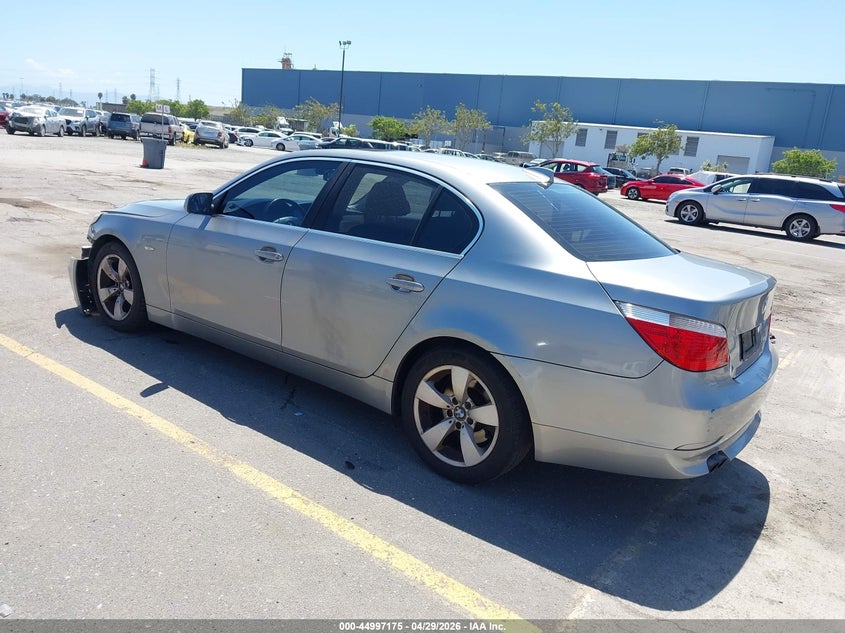 2007 BMW 5er VIN WBANE73547CM46584 IAAI salvage auction — FRONT END, Salvage (California), sold $750 on 2026-08-03 (photo 3)