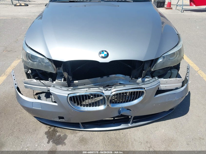 2007 BMW 5er VIN WBANE73547CM46584 IAAI salvage auction — FRONT END, Salvage (California), sold $750 on 2026-08-03 (photo 6)