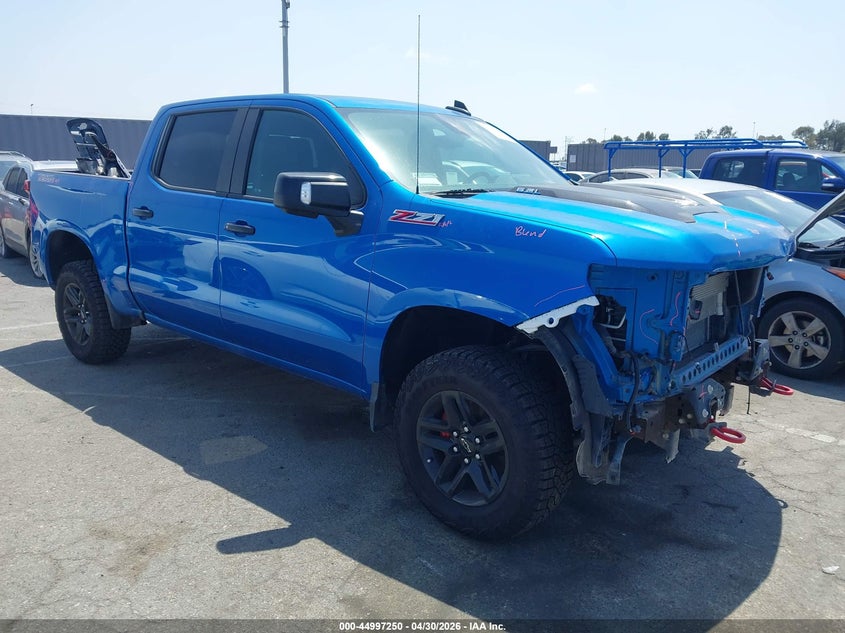 2022 Chevrolet Silverado VIN 3GCUDFEL4NG661013 IAAI salvage auction — FRONT END, Salvage (California), sold $8,600 on 2026-07-30 (photo 1)