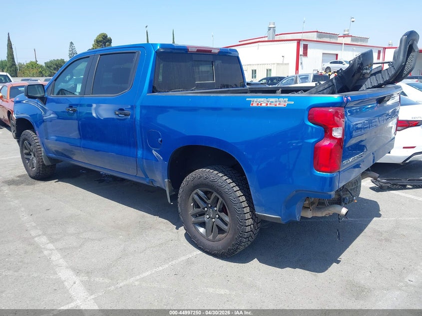 2022 Chevrolet Silverado VIN 3GCUDFEL4NG661013 IAAI salvage auction — FRONT END, Salvage (California), sold $8,600 on 2026-07-30 (photo 3)