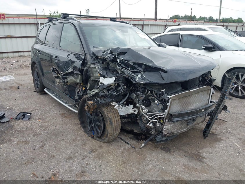 2025 Kia Telluride VIN 5XYP5DGC5SG627376 IAAI salvage auction — FRONT END, Salvage Title, sold $6,450 on 2026-07-08 (photo 1)