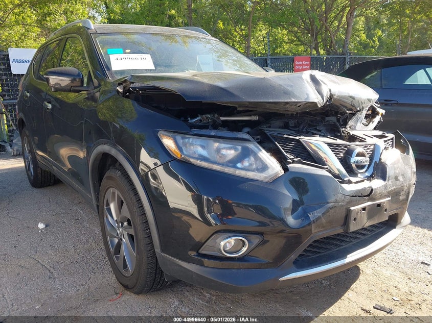 2016 Nissan Rogue VIN JN8AT2MV2GW131178 IAAI salvage auction — FRONT END, Salvage (Missouri), sold $1,400 on 2026-07-08 (photo 1)