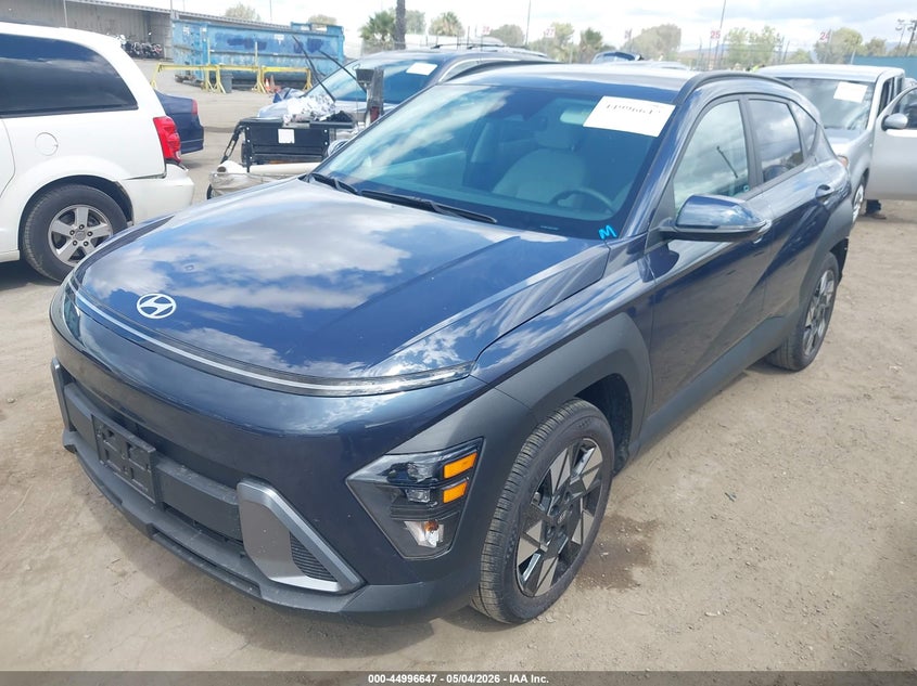 2025 Hyundai Kona VIN KM8HC3AB5SU270697 IAAI salvage auction — REAR END, Salvage (California), sold $8,750 on 2026-07-08 (photo 2)